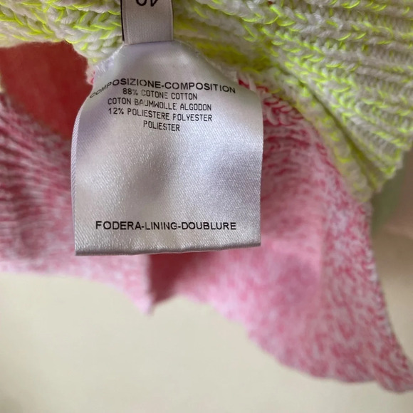 Stella McCartney colorblock sweater knitted long lined, size 40 - Picture 11 of 14